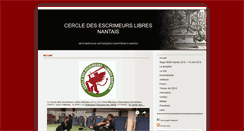 Desktop Screenshot of escrimeurs-libres.fr