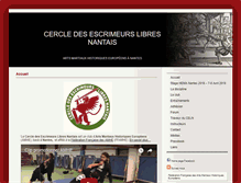 Tablet Screenshot of escrimeurs-libres.fr